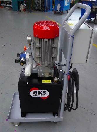 Fahrbares Leihaggregat 7,9 Liter / 3 KW / bis 205 bar