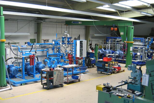 Fertigung von Hydraulikaggregaten