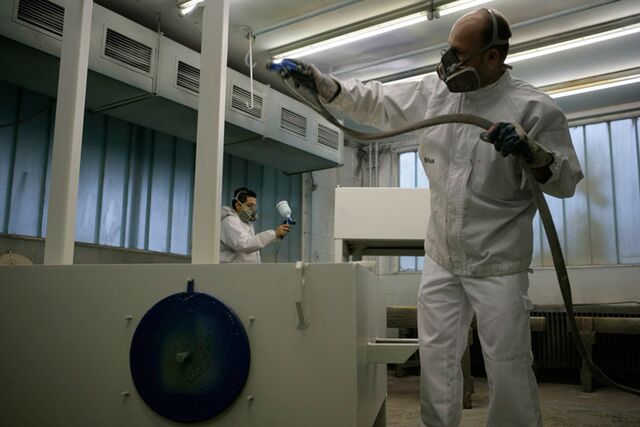 Steuerblock Lackierung auf Kundenwunsch